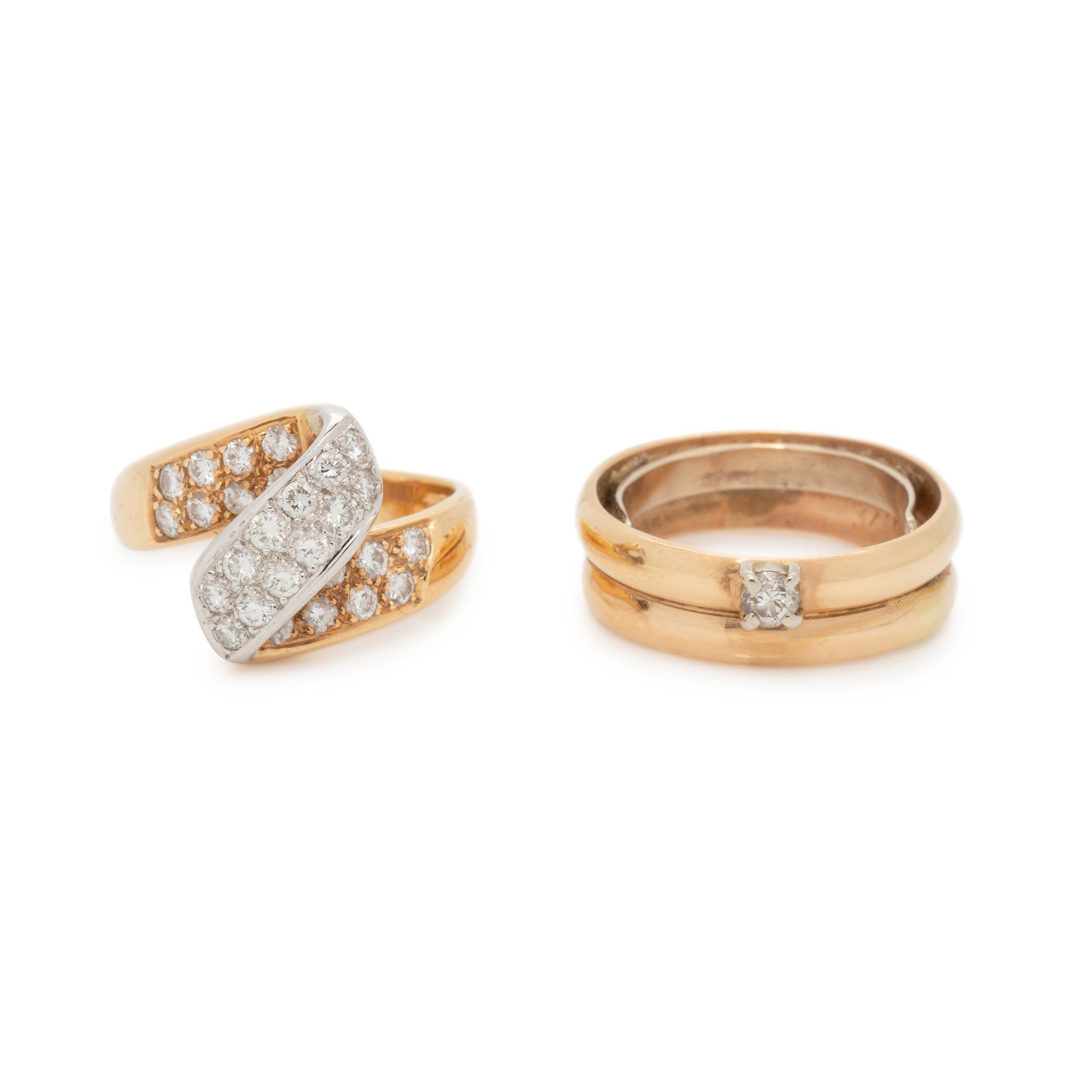 COLLECTION OF DIAMOND RINGS