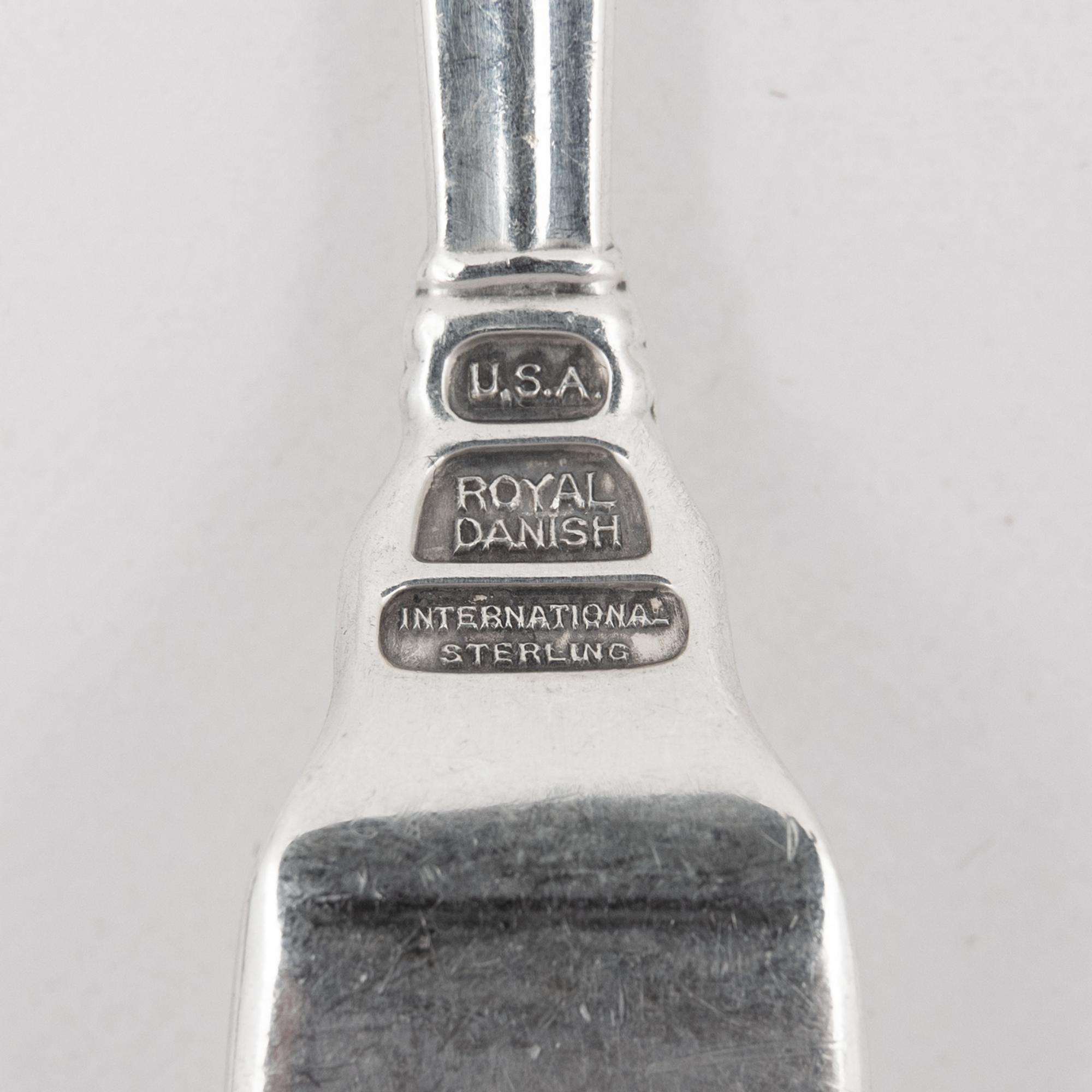 An American Silver Flatware Service