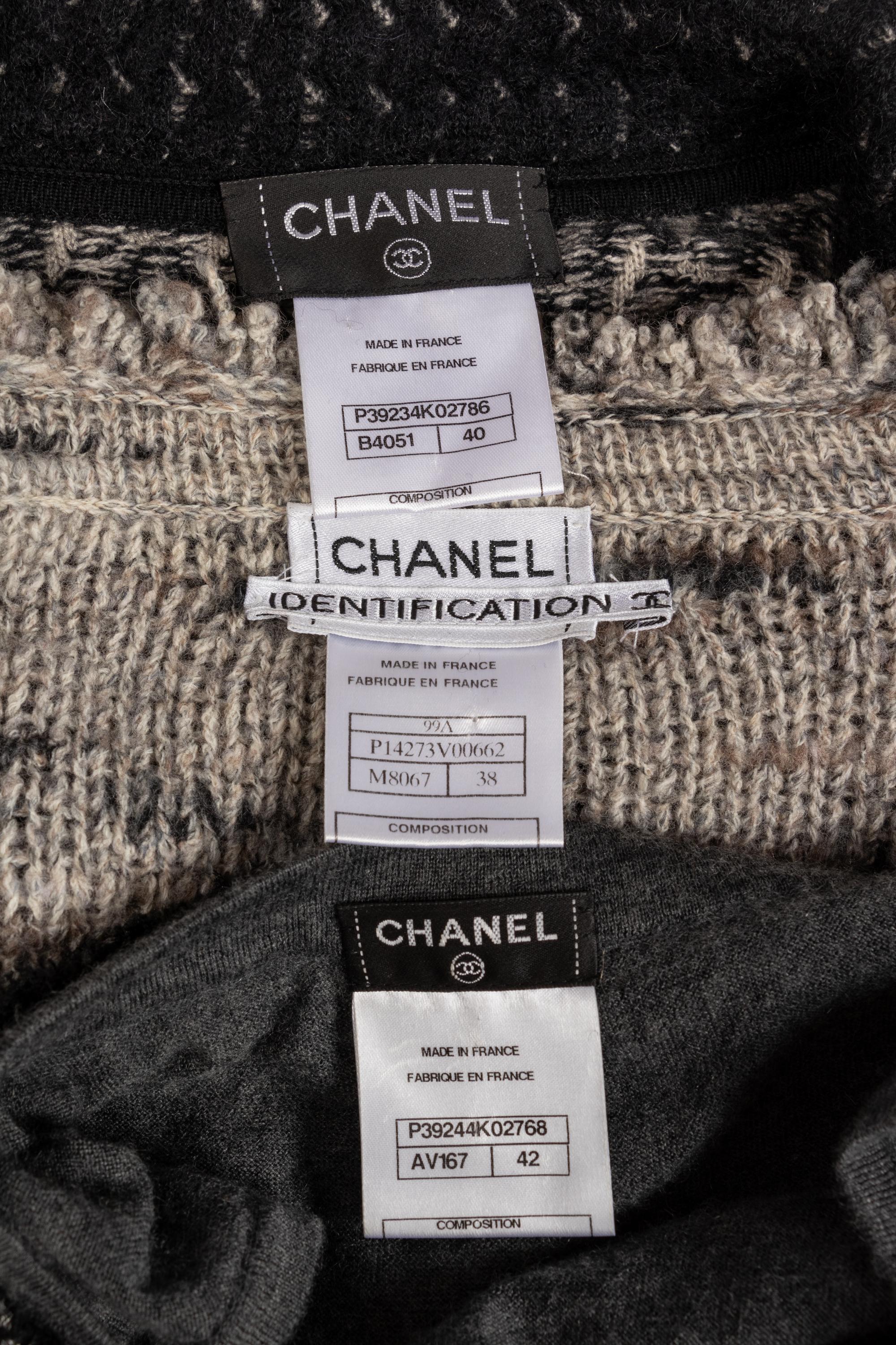 Three Chanel Knit Items, 1999-2000s