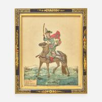 A set of six English dressed portraits of Eastern European military officers early 20th century