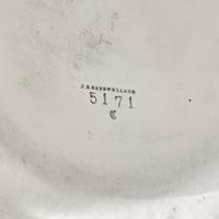 An American Silver Floral Cast Bowl