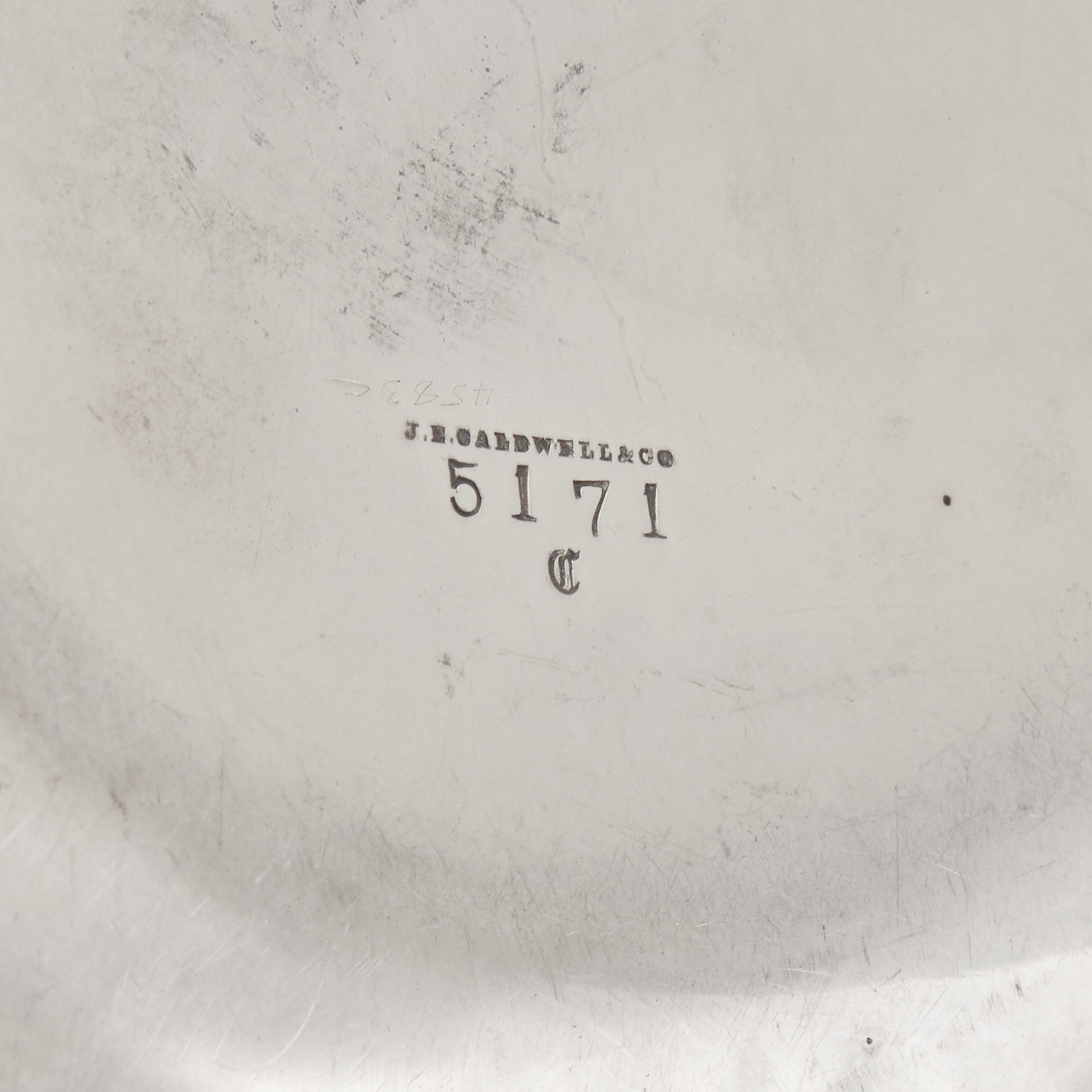 An American Silver Floral Cast Bowl