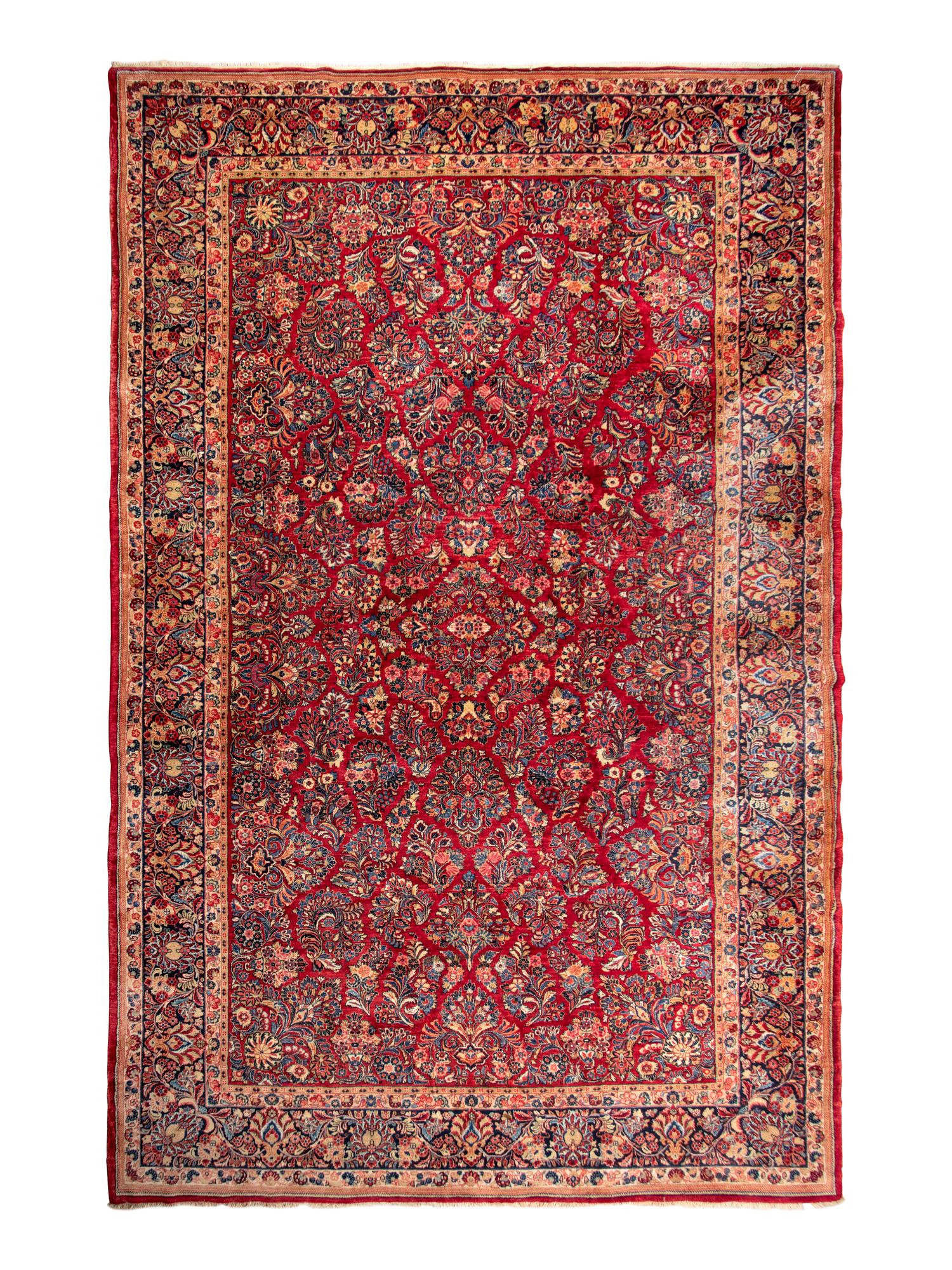 A Sarouk Wool Rug