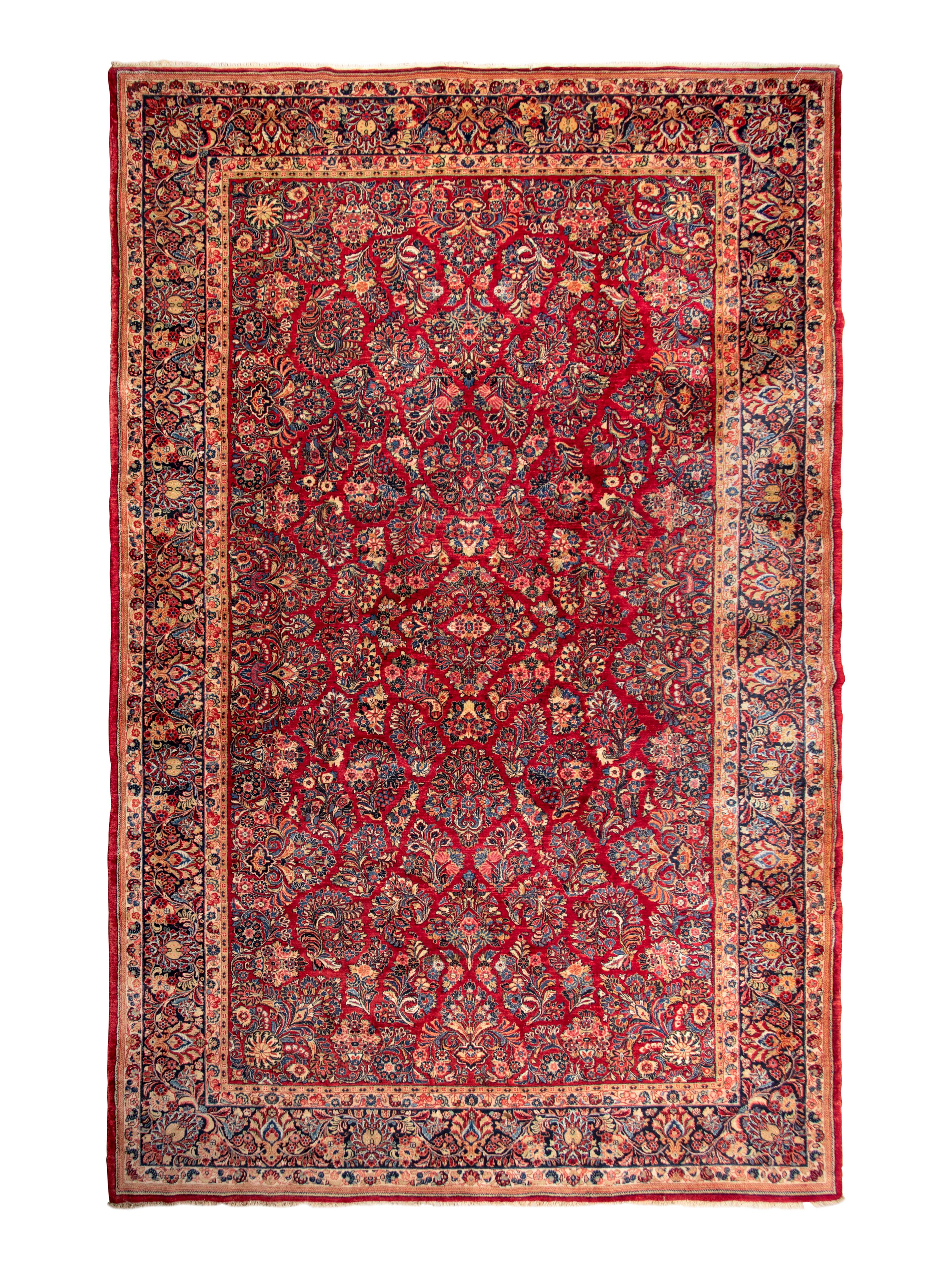 A Sarouk Wool Rug