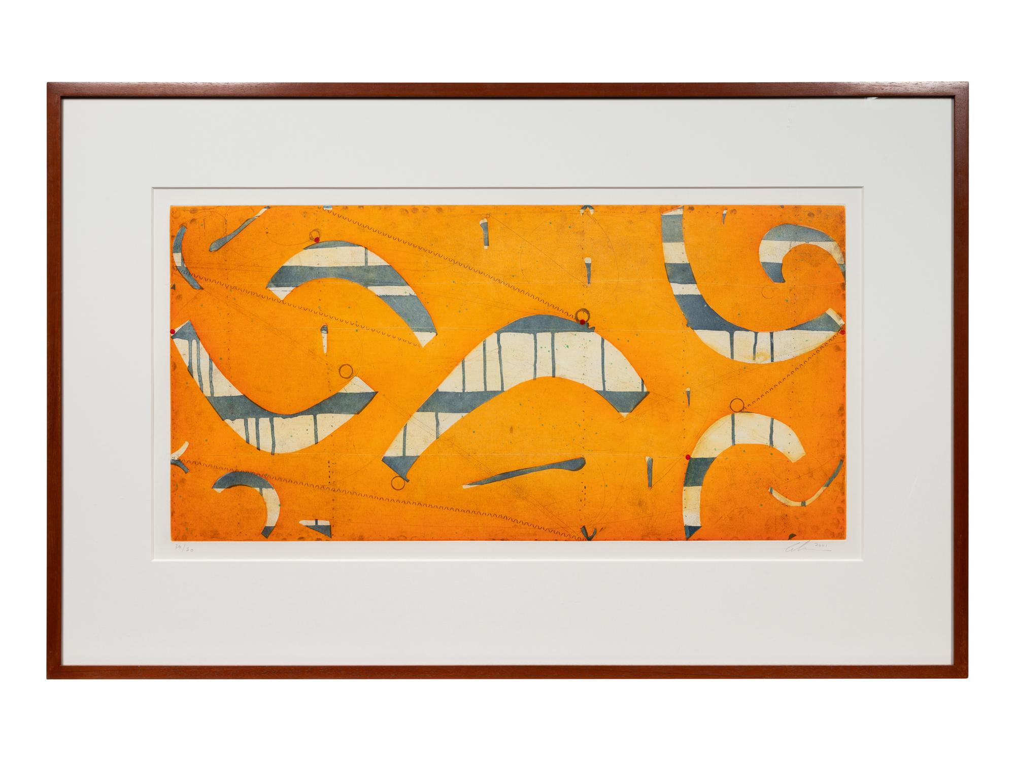 Seven String Etching no. 3