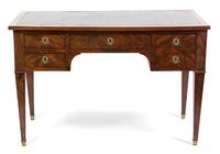 A Louis-Philippe Mahogany Bureau Plat Height 29 x length 44 inches. — 19TH CENTURY