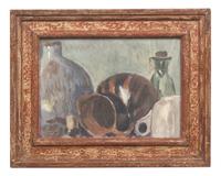 The Cork ; together with four Still Lifes with Crockery (Five Works)