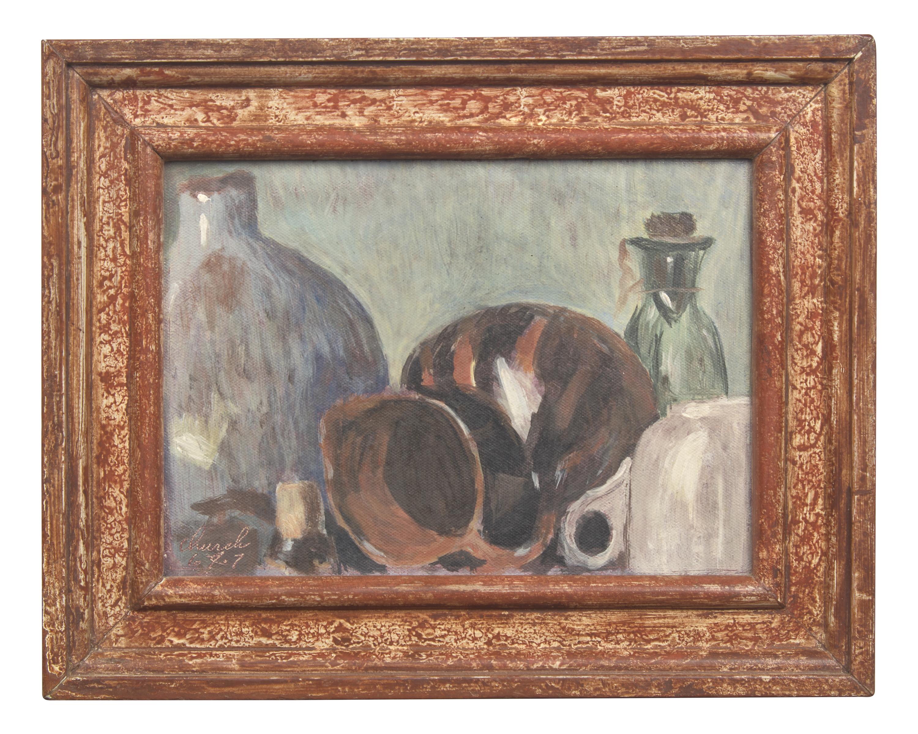 The Cork ; together with four Still Lifes with Crockery (Five Works)