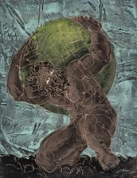 Hans Erni, (Swiss, 1909-2015), Atlas, 1954