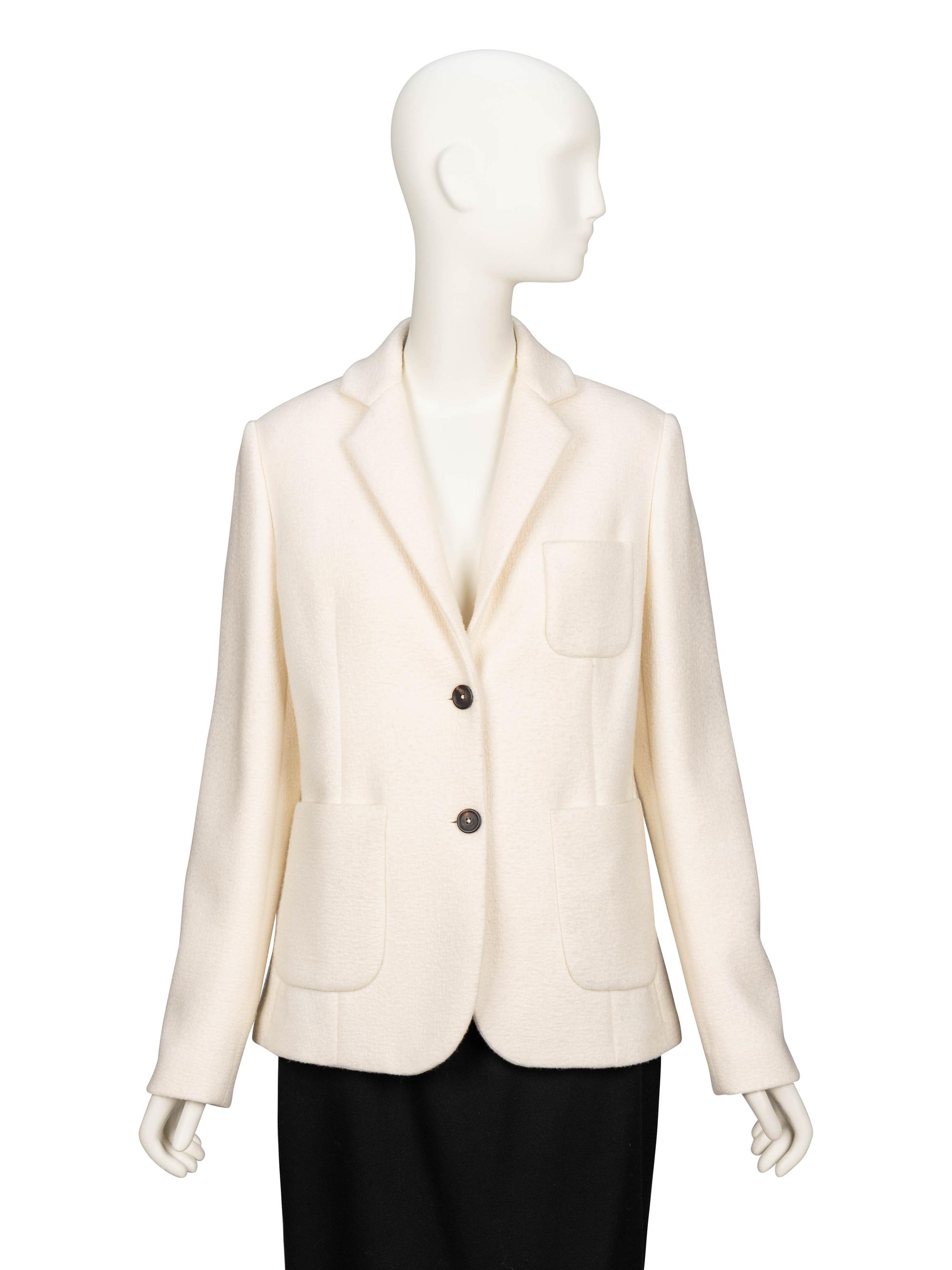 Brunello Cucinelli, Wool Cloqué Blazer