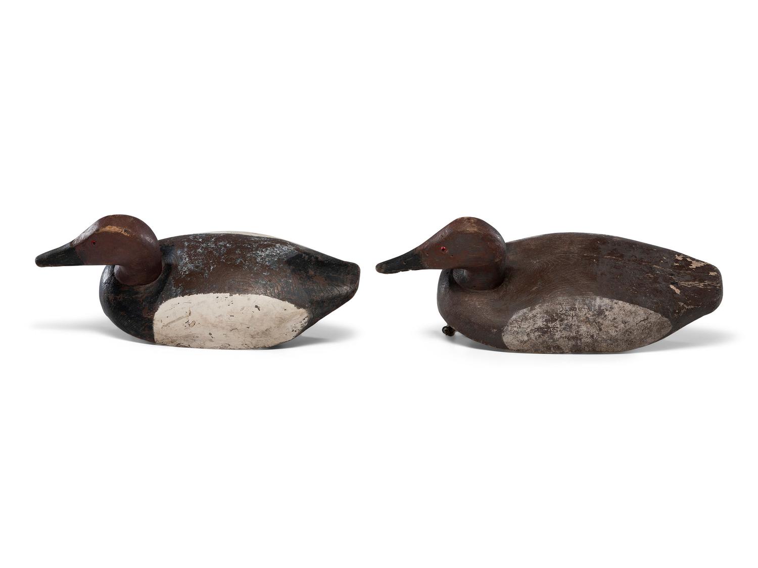 Four Carved and Painted Wood Duck Decoys