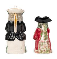 A "Home Brewed Ale" Landlord Toby Jug and a Davenport Pottery Toby Jug
