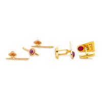 SYNTHETIC STAR RUBY DRESS SET
