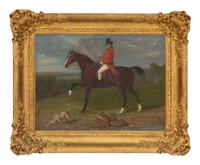 A Chestnut Hunter and His Master