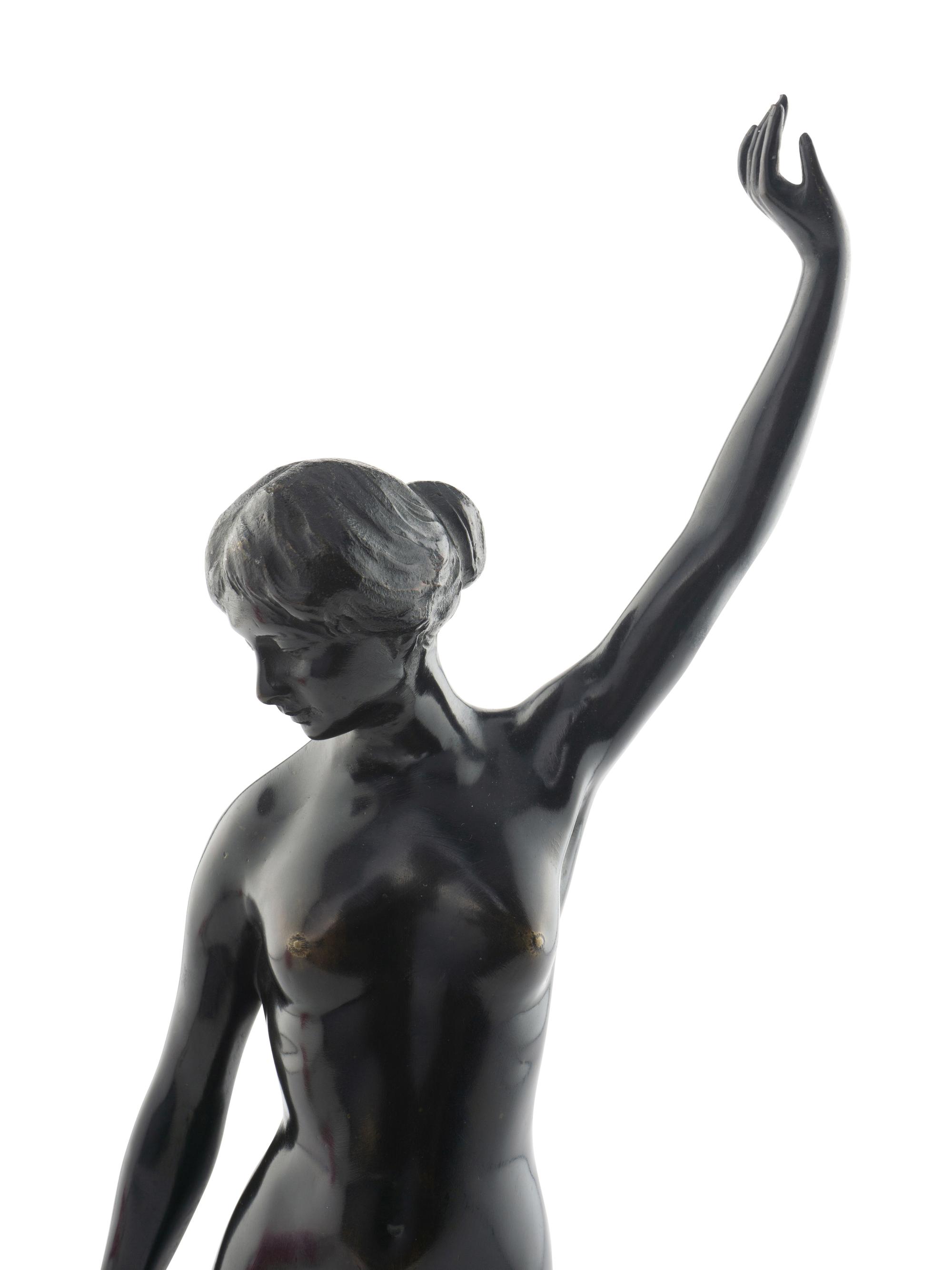 A Continental Bronze Figure