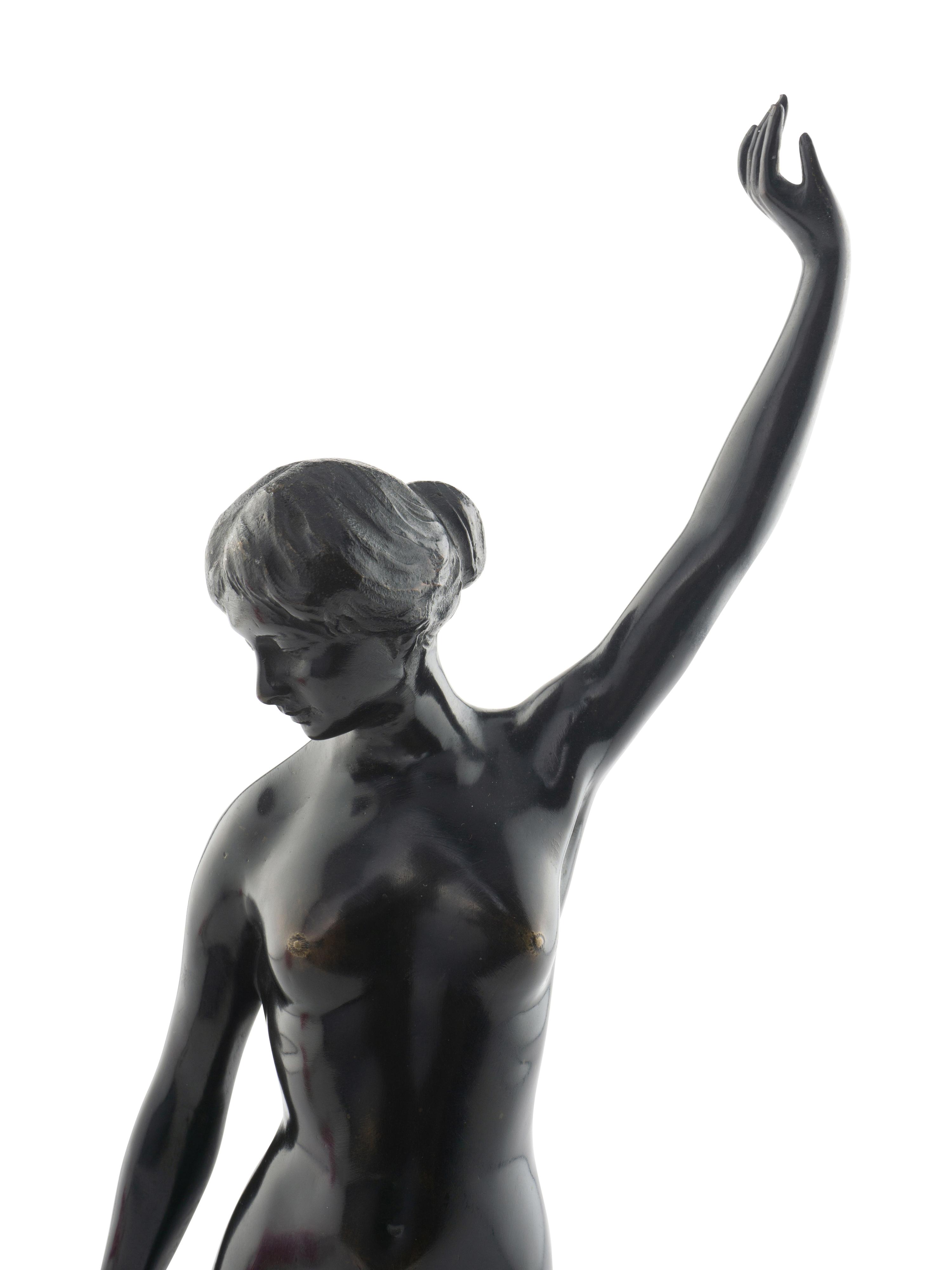 A Continental Bronze Figure