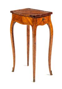 A Louis XV Kingwood Side Table Height 28 x width 15 3/4 x depth 10 3/4 inches. — 18TH CENTURY
