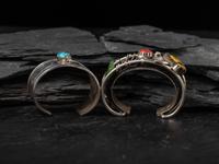 Sterling Silver Abstract Cuff Bracelet, PLUS
