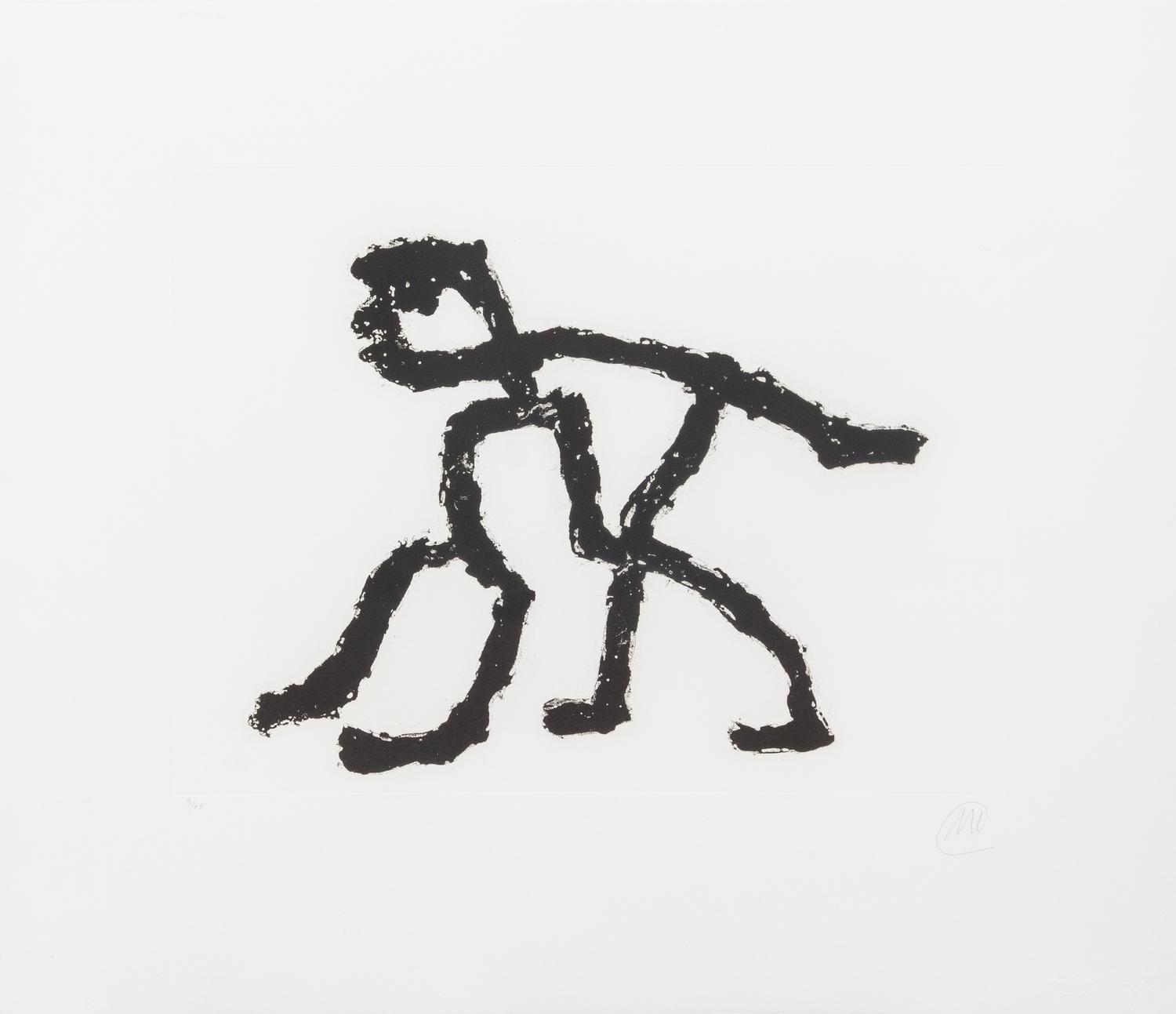 Markus Lupertz, (German, b. 1941), Monkey, 1988