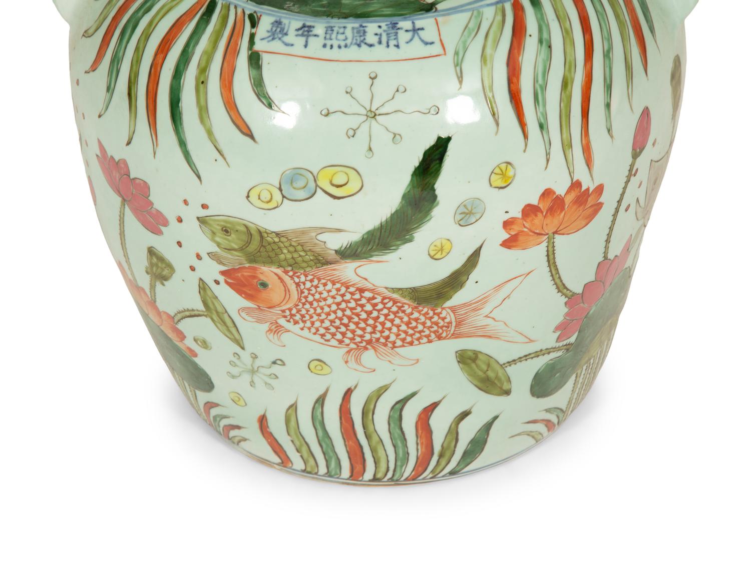 A Chinese Polychrome-Glazed Earthenware Chair