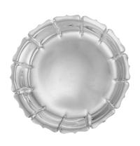 An American Silver Footed Bowl, Richard Dimes Co., South Boston, MA, having a scalloped rim.