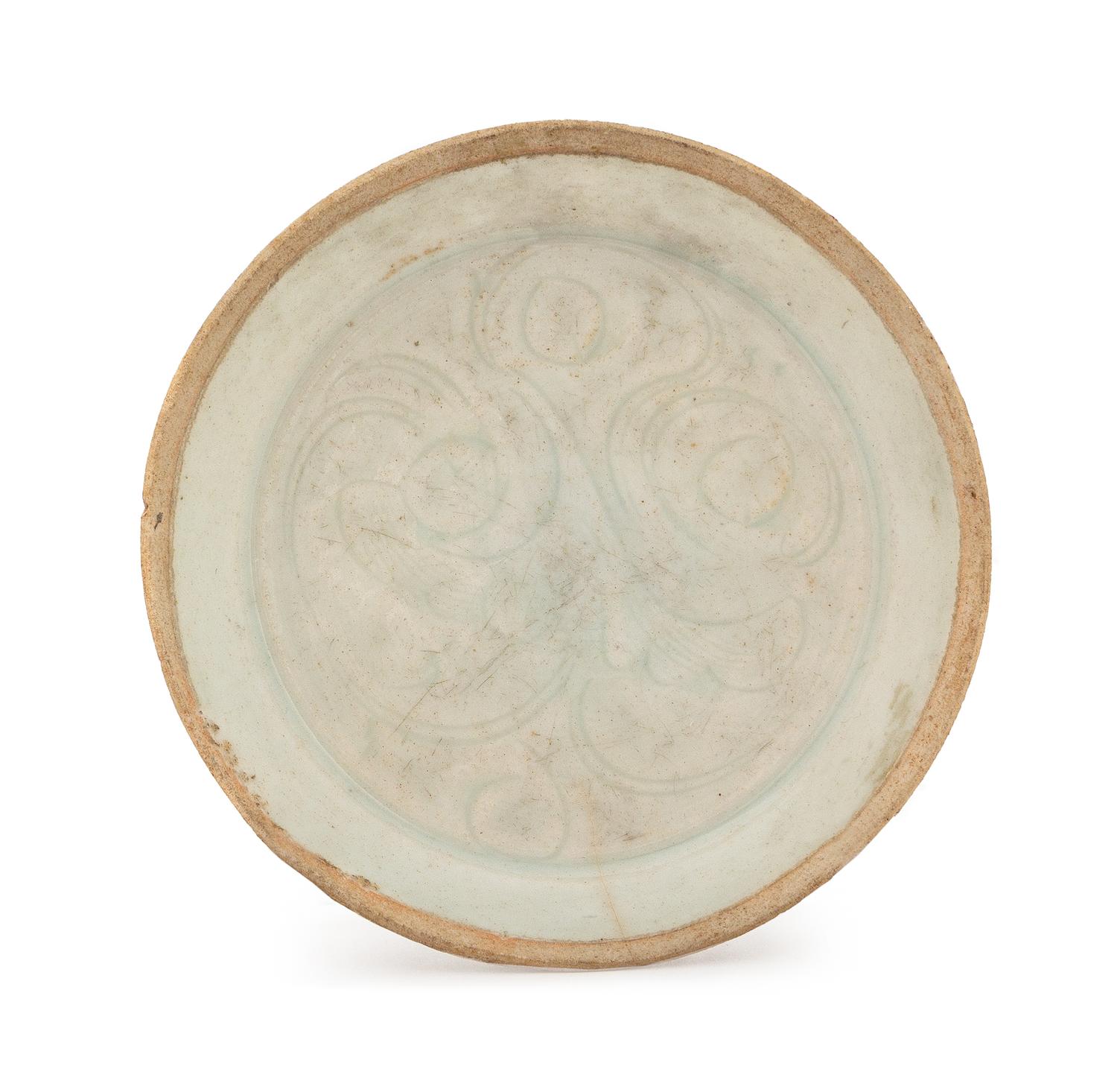 A Chinese Qingbai Glazed Porcelain Dish