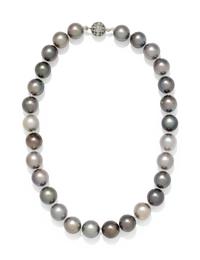 CULTURED TAHITIAN PEARL NECKLACE