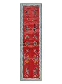 Nine Chinese Embroidered Silk Articles
