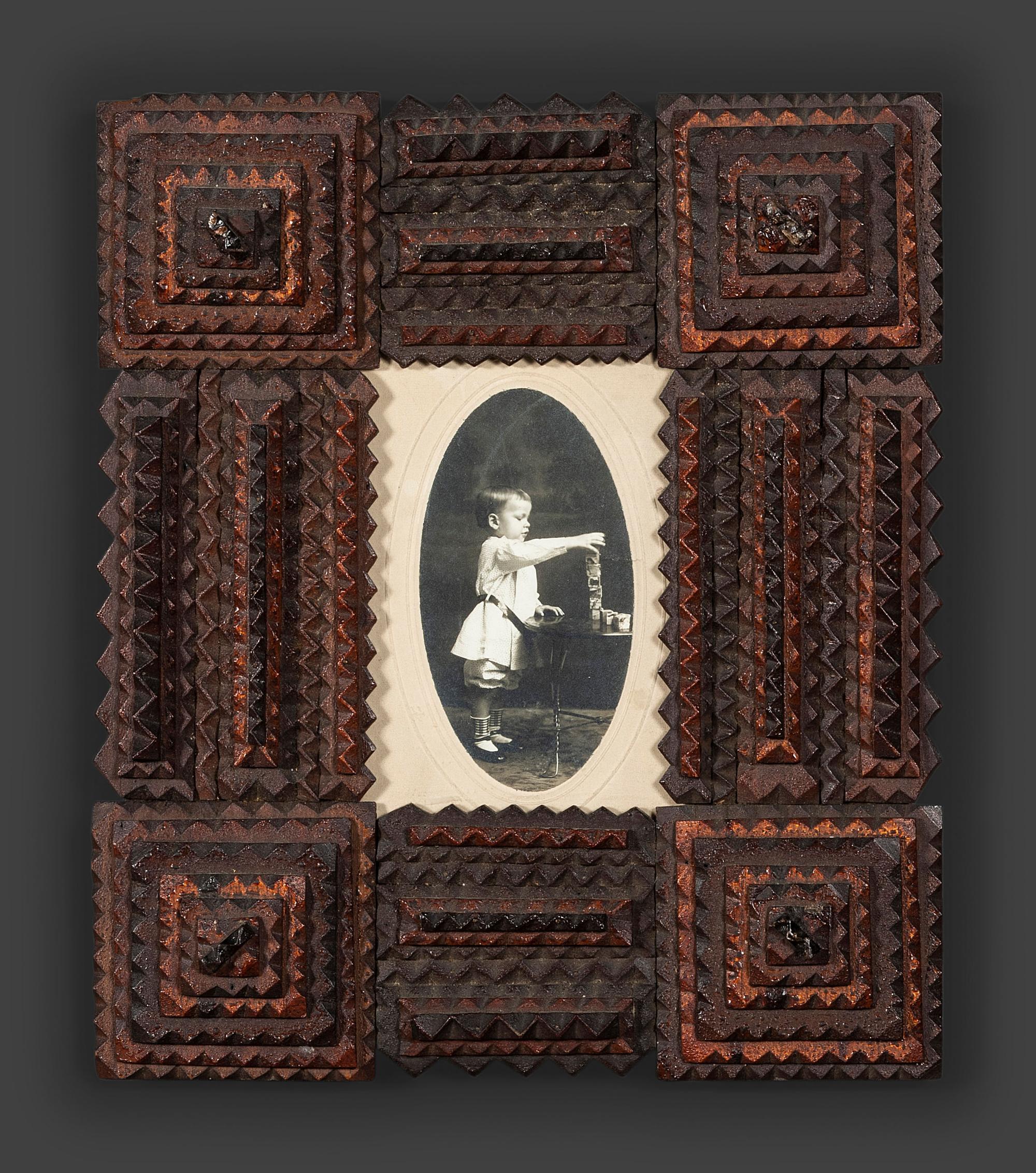 Four Tramp Art Frames