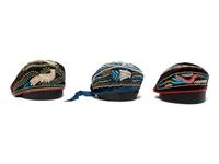 Northeastern Beaded Glengarry Caps, with Birds