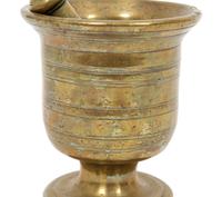 An English Bell Metal or Bronze Mortar and Pestle