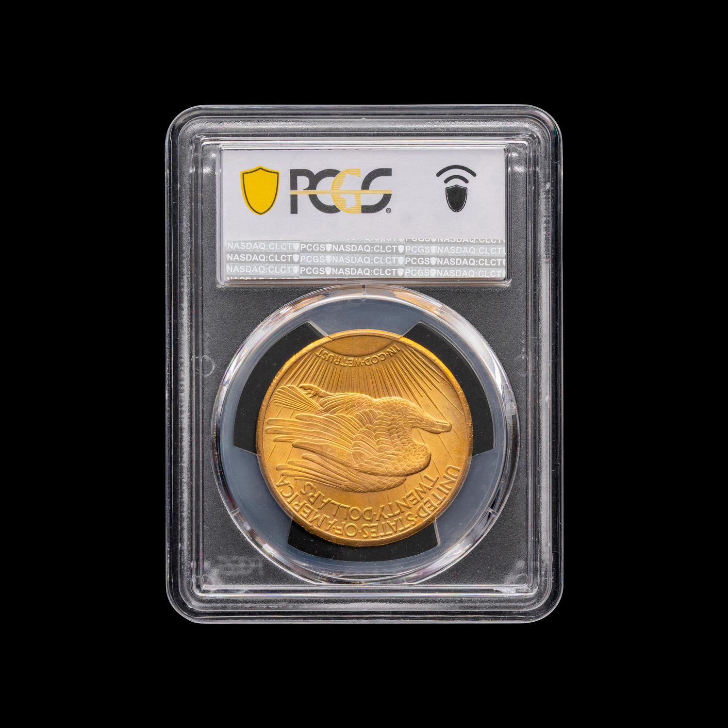 A 1926 Saint Gaudens: Tripled Die Obverse FS-101 $20 Gold Coin [PCGS MS66]