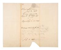 [LEAVENWORTH]. A group of 4 stampless covers addressed to Adjutant General Robert Jones in Washington, DC, including two with 1840s Fort Leavenworth cancellations, comprising: