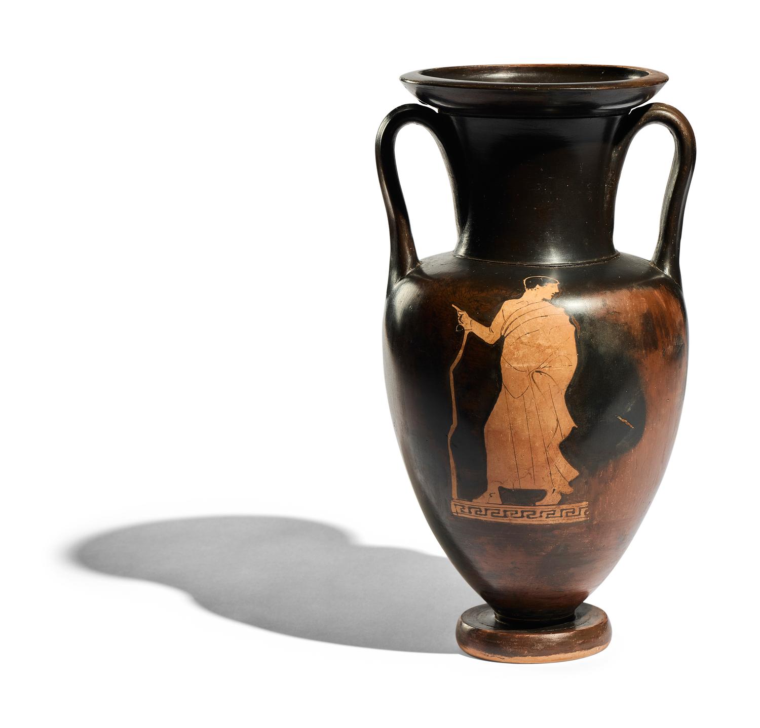 An Attic Red-Figured Nolan Amphora