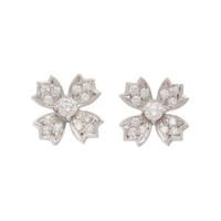 TIFFANY & CO., DIAMOND 'FLORET' EARRINGS