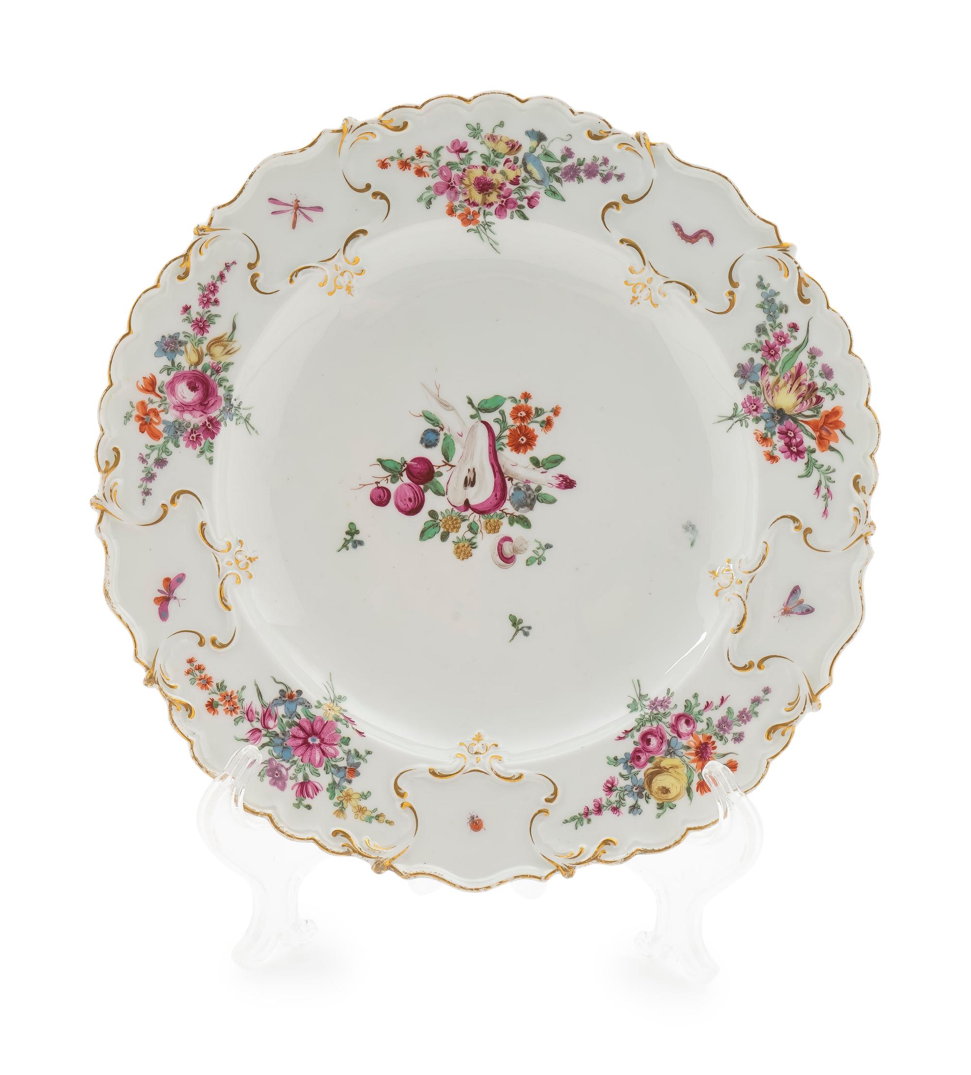A Chelsea Porcelain Plate — C. 1765