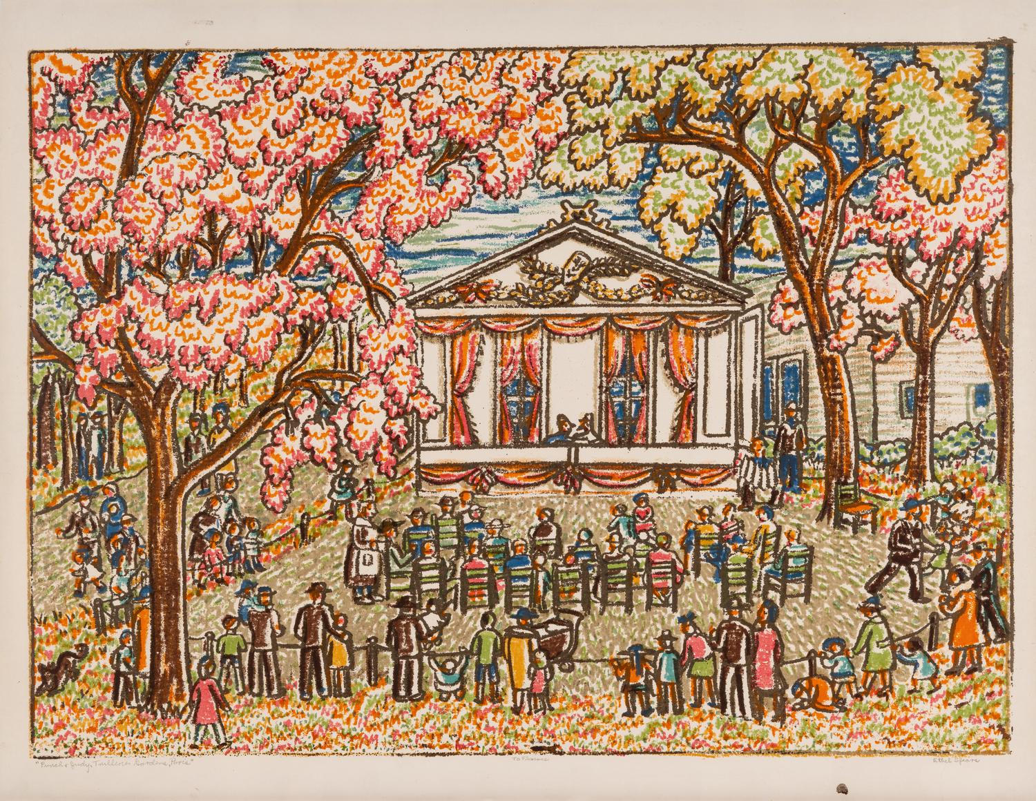 Punch and Judy, Tuilleries Gardens, Paris