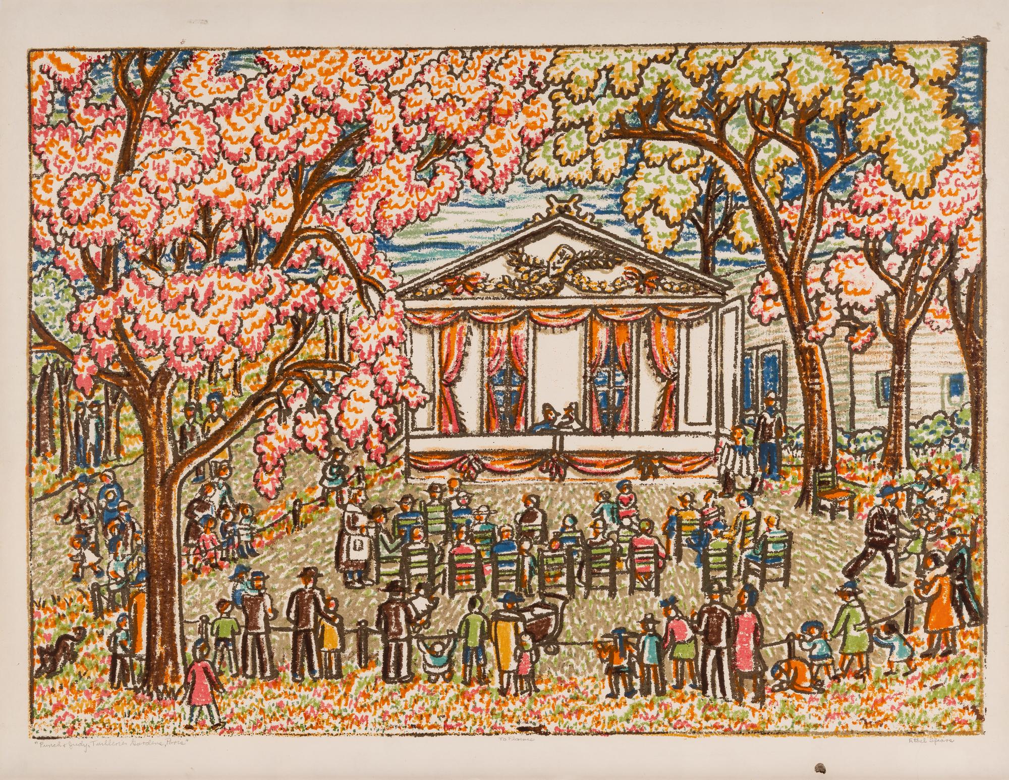 Punch and Judy, Tuilleries Gardens, Paris