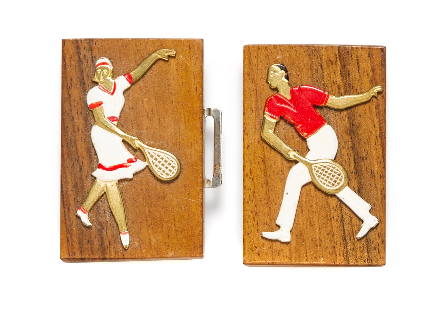 A Pair of Whimsical Belt Buckles