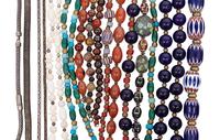 A Group of Thirteen Necklaces and Three Bracelets