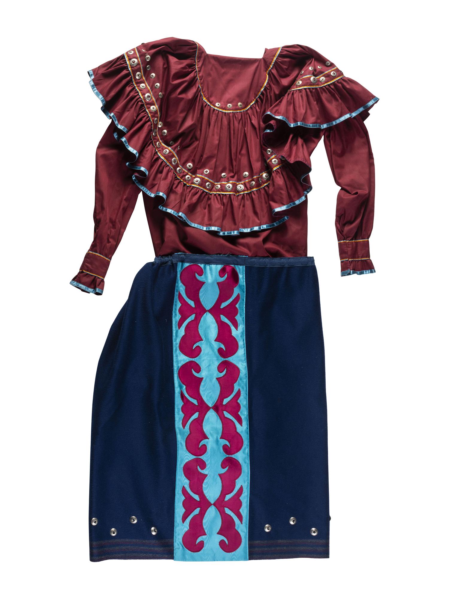 Potawatomi Woman's Skirt and Blouse