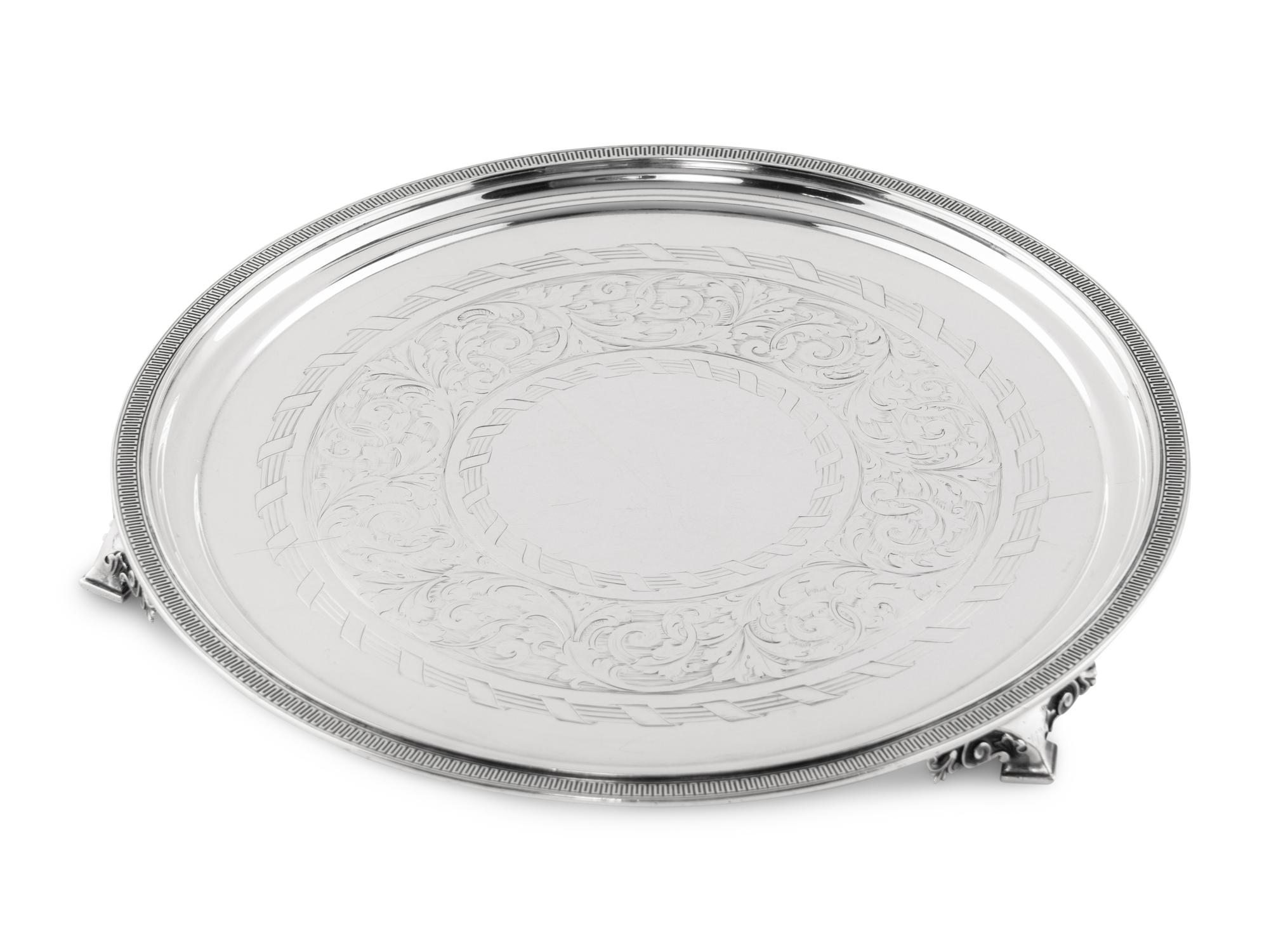 A Tiffany and Co. Silver Salver