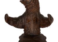 A Swiss Black Forest Bear-form Carved Chair