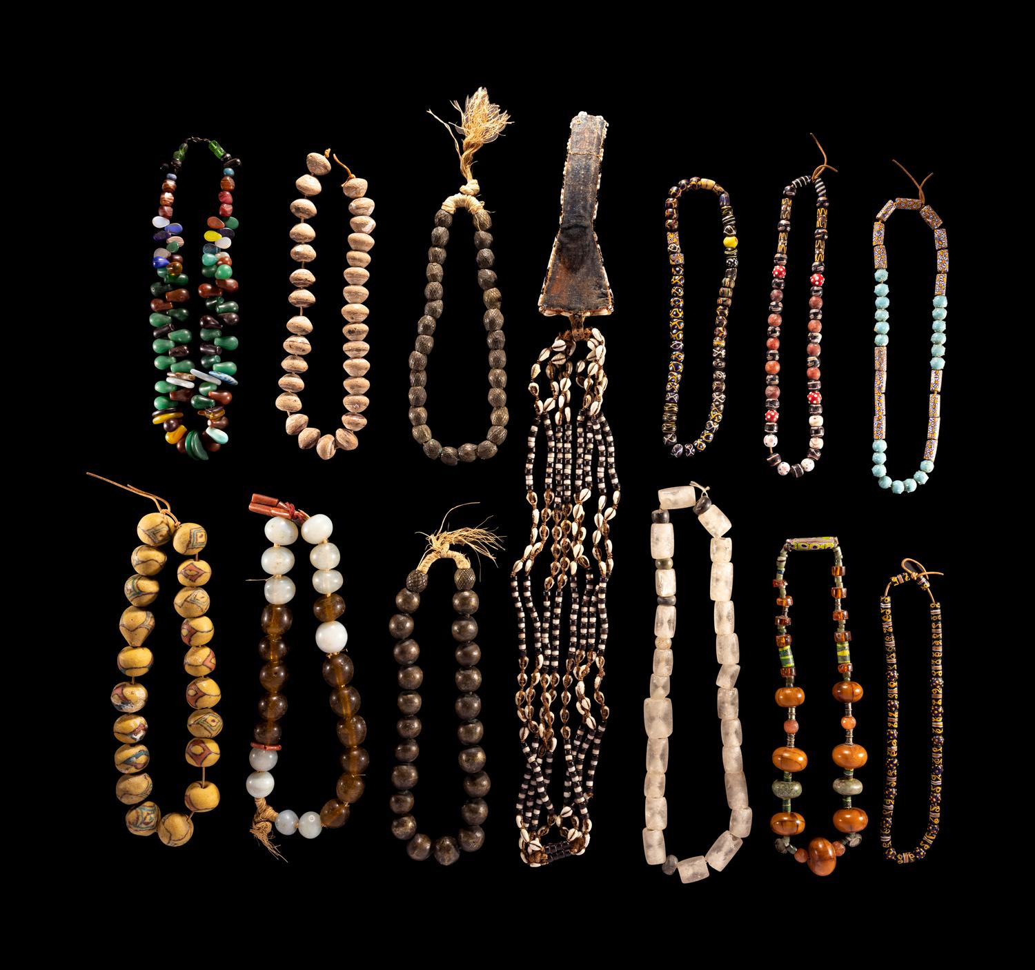 A Group of Ethnographic Beads and Necklaces