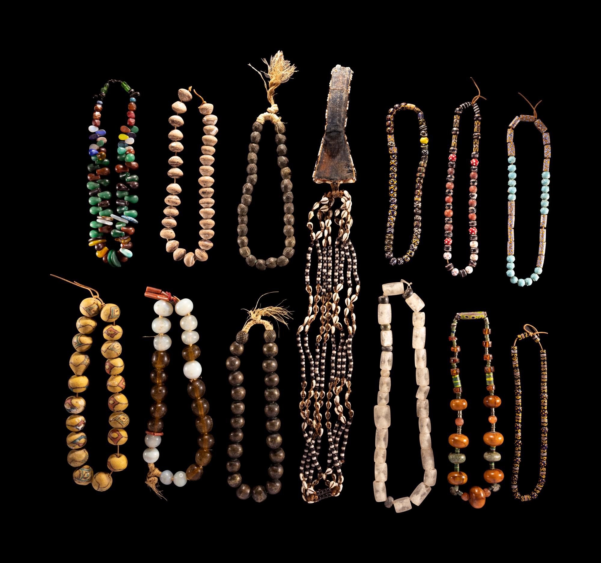A Group of Ethnographic Beads and Necklaces