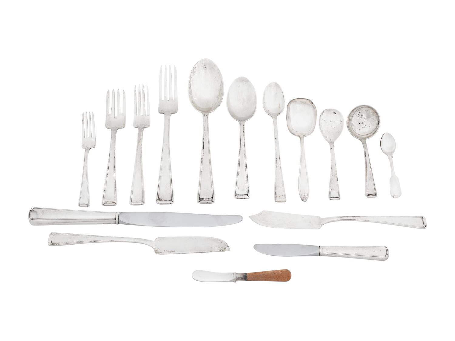 A German Silver Flatware Service