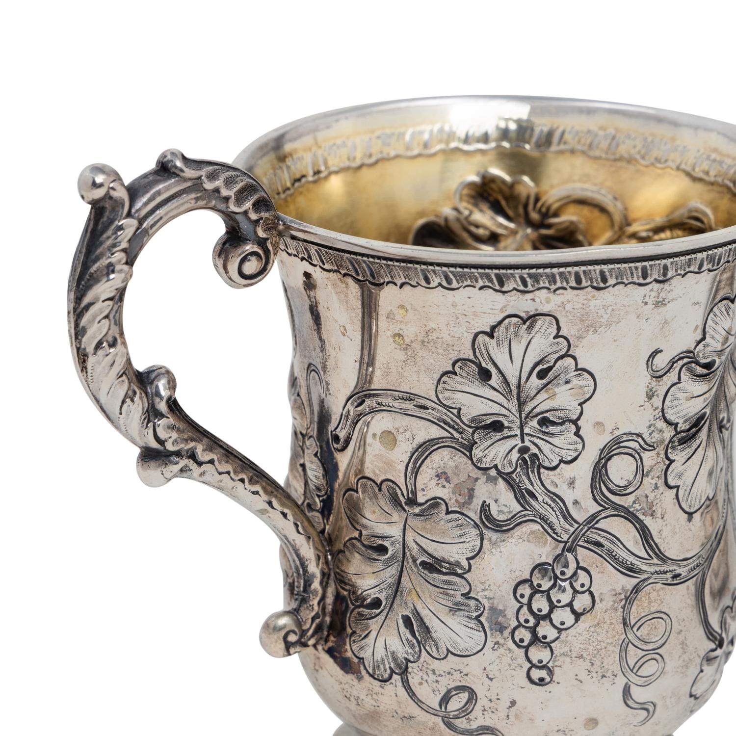 An English Silver Covered Jar