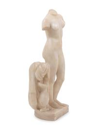 An Italian Alabaster Figure of Venus