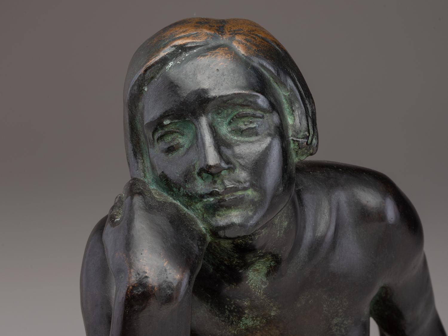 Seated Art Deco Maiden