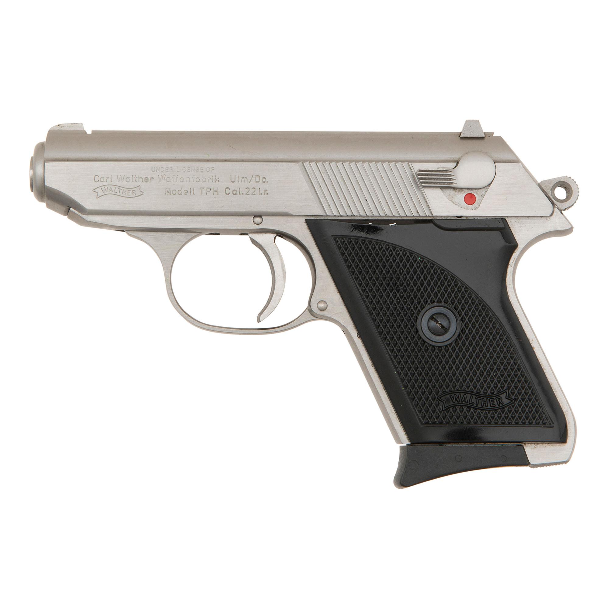 *Stainless Walther TPH .22 Pistol in Original Box with Papers and Accessories